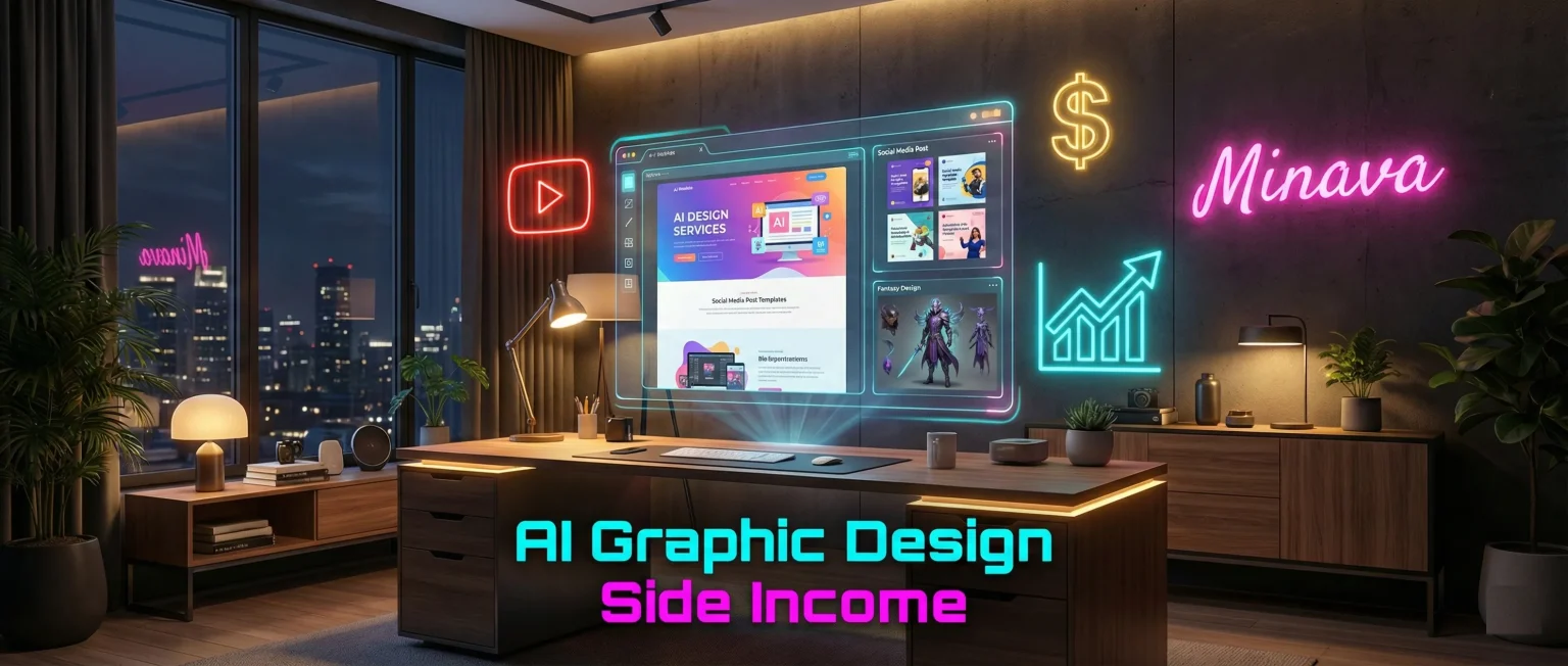 AI graphic design side income