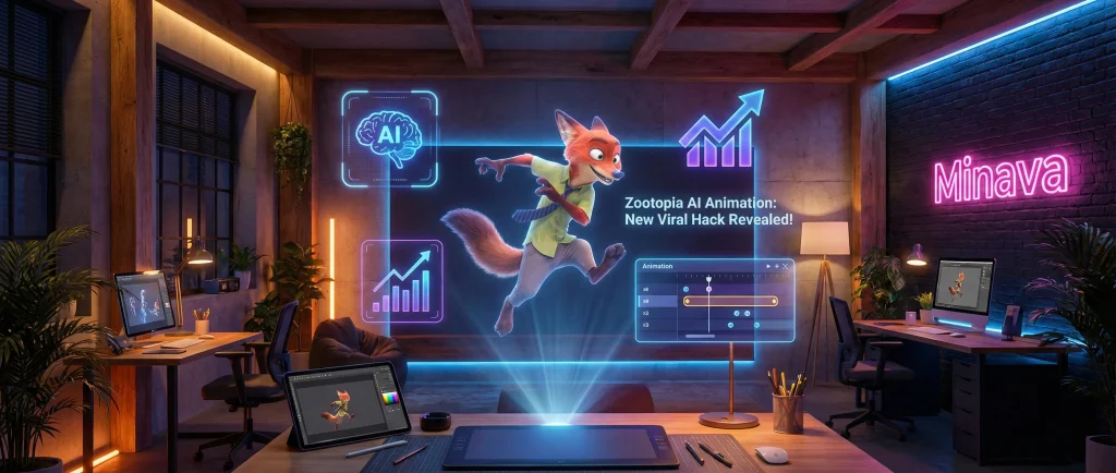 Zootopia style AI animation