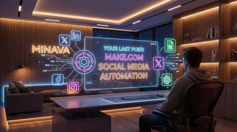 make.com social media automation